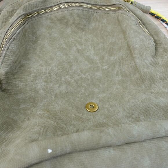 Desigual Bag Mini Backpack Leather Medium Army Green Multi Position PU Basic - Picture 15 of 16